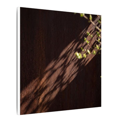 Rust Patina Moody Minimal Canvas Art | Sophisticated Dark Japandi Art