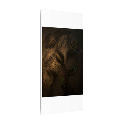 Candlelight Shadow Play Canvas Art - Dark Japandi Ma