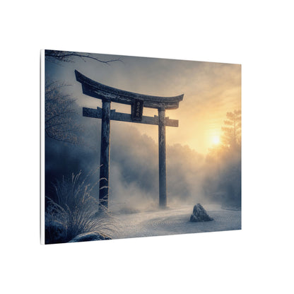 Zen Torii Gate in Golden Hour | Karesansui Canvas Art