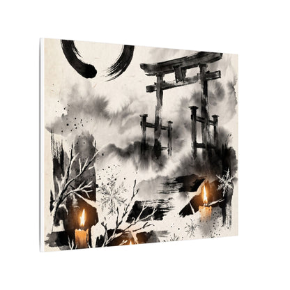 Candlelight Torii Gate Canvas Art - Zen Datsuzoku