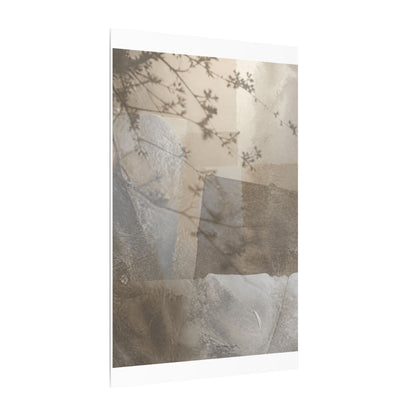 Neutral Shadow Play Canvas Art - Texture Japandi