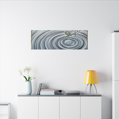 Calm Water Ripple Canvas Art - Ukiyo E Inspired Zen