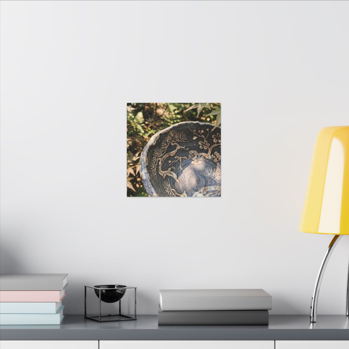 Ceramic Bowl Canvas Art | Summer Japandi Japanese Pattern Art