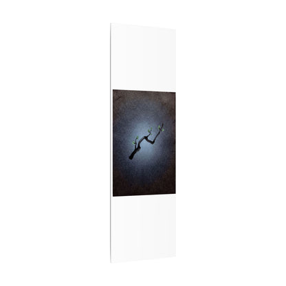 Ink Brushstroke Canvas Art | Spring Dark Japandi Moody Minimal Art