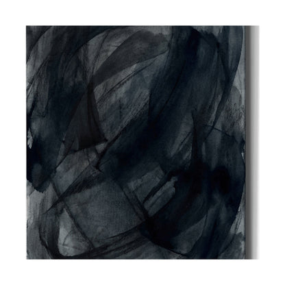 Deep Tones Dark Japandi Charcoal Wall Art Print