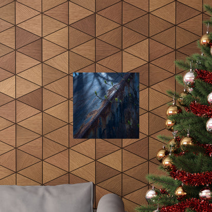 Moonlight Rust Patina Wall Art Print - Dark Japandi Fukinsei