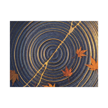 Water Ripple Gold Repair Canvas Art | Healing Kintsugi Art Art Print