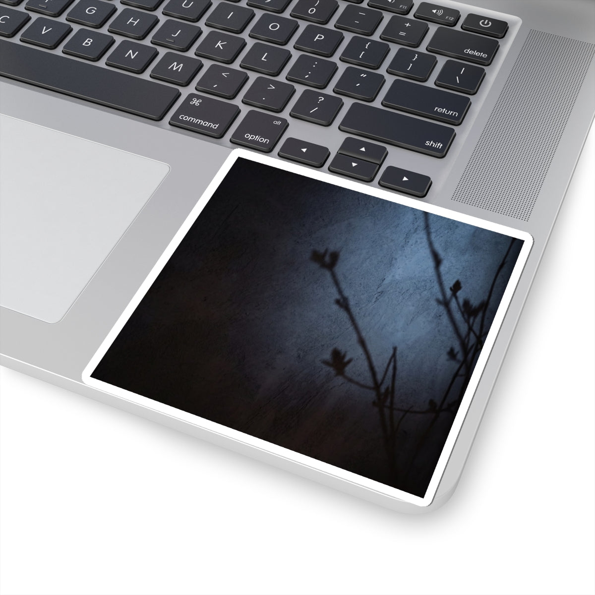 Moonlight Shadow Play Sticker - Dark Japandi Kanso