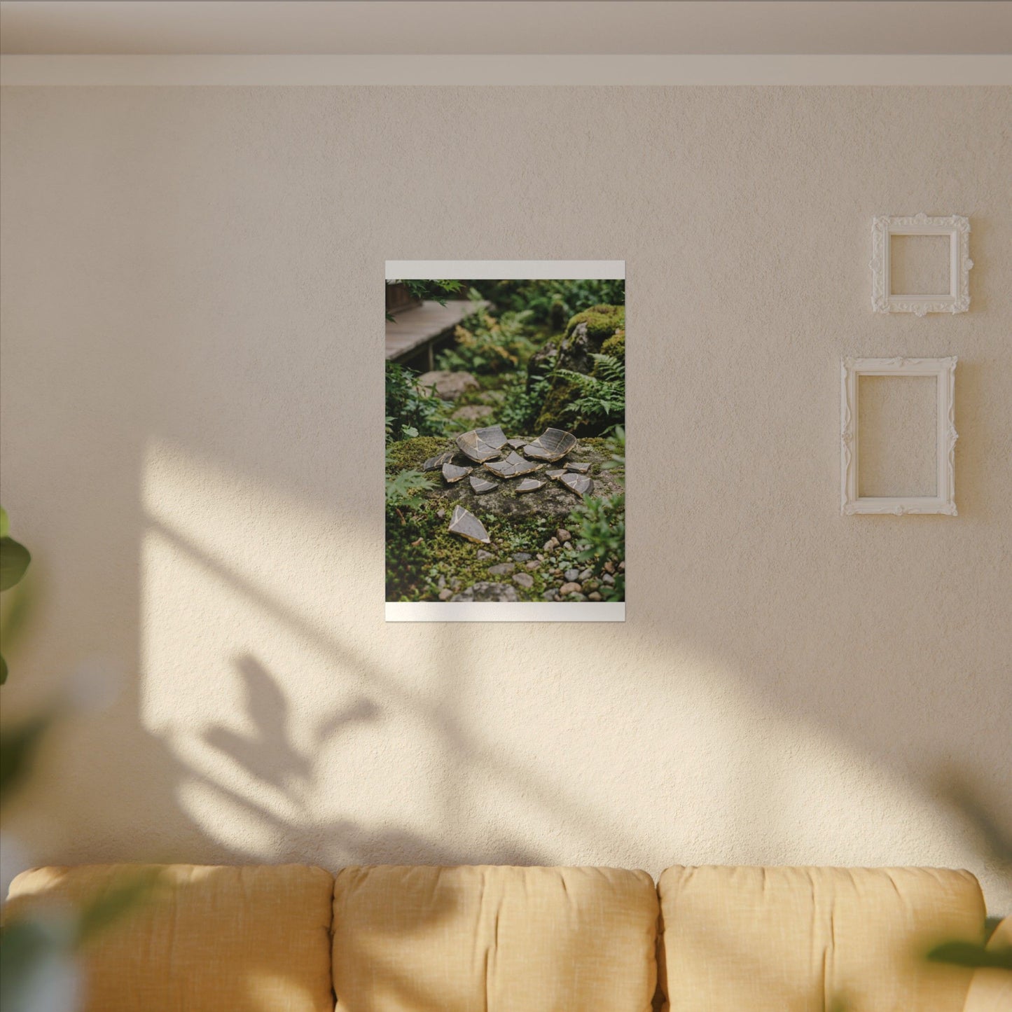 Summer Broken Pottery Gold Repair Canvas Art | Resilient Decor