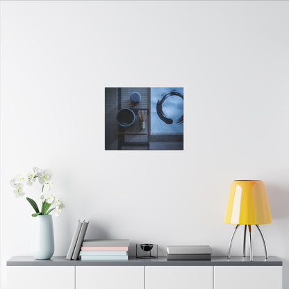 Tea Ceremony Enso Canvas Art | Calm Zen Art