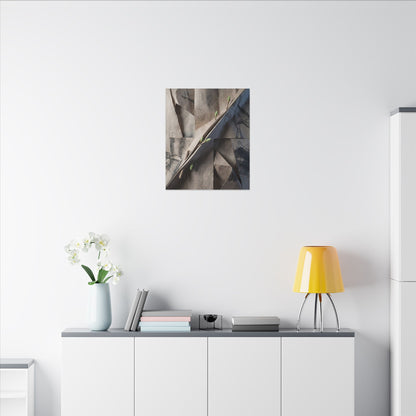 Paper Fold Canvas Art | Spring Japandi Japanese Pattern Art