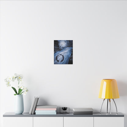 Moonlight Silk Drape Canvas Art - Zen Datsuzoku