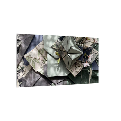 Shibui Paper Fold Canvas Art - Japandi Japanese Pattern