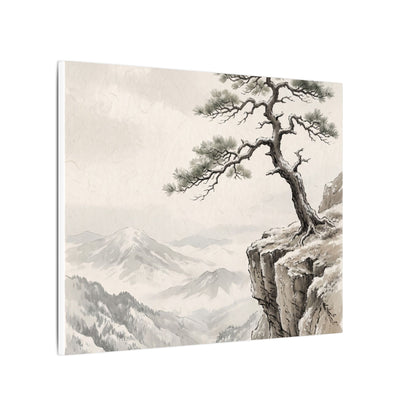 Seijaku Pine Tree Canvas Art - Japandi Japanese Pattern