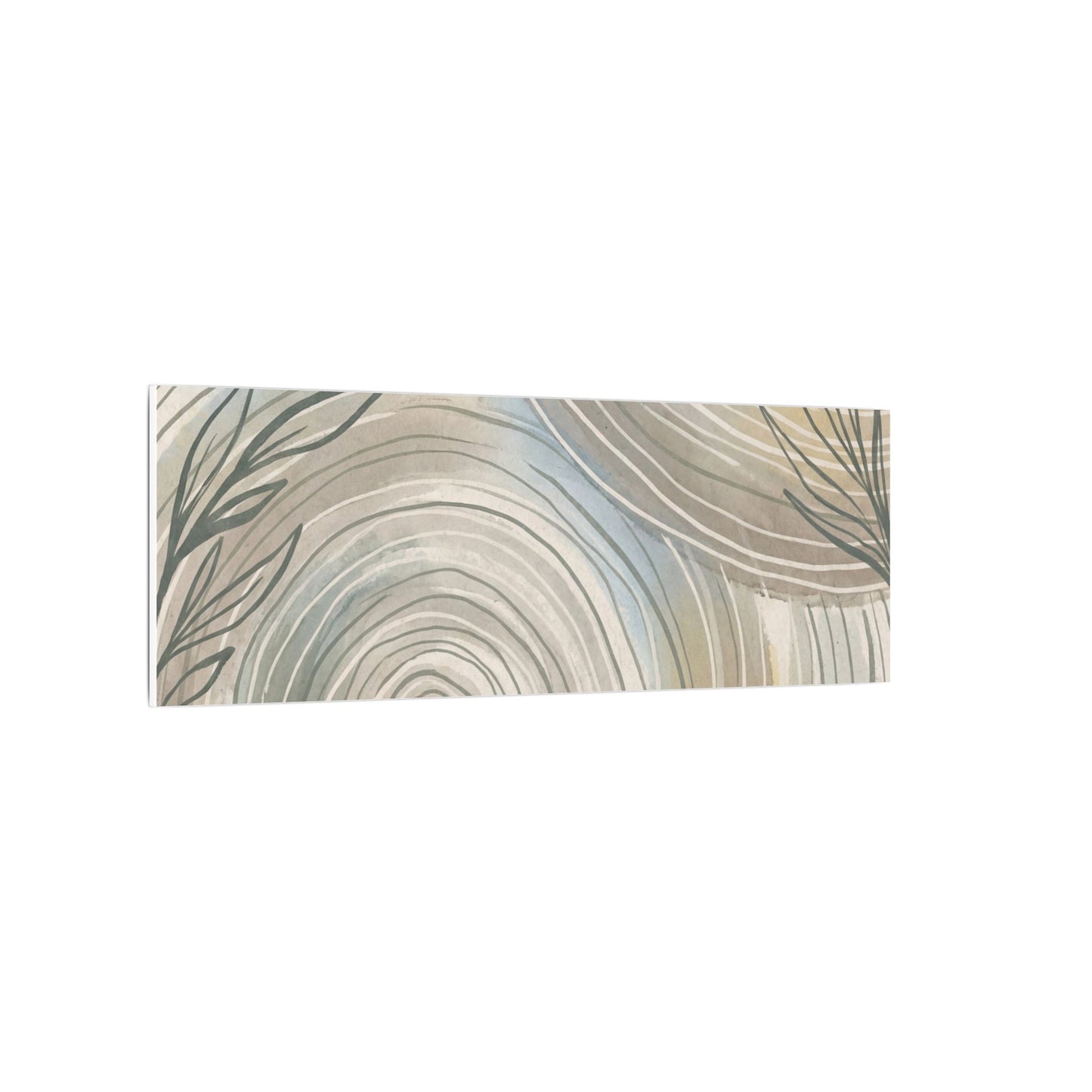 Kanso Water Ripple Canvas Art - Japandi Minimal Line