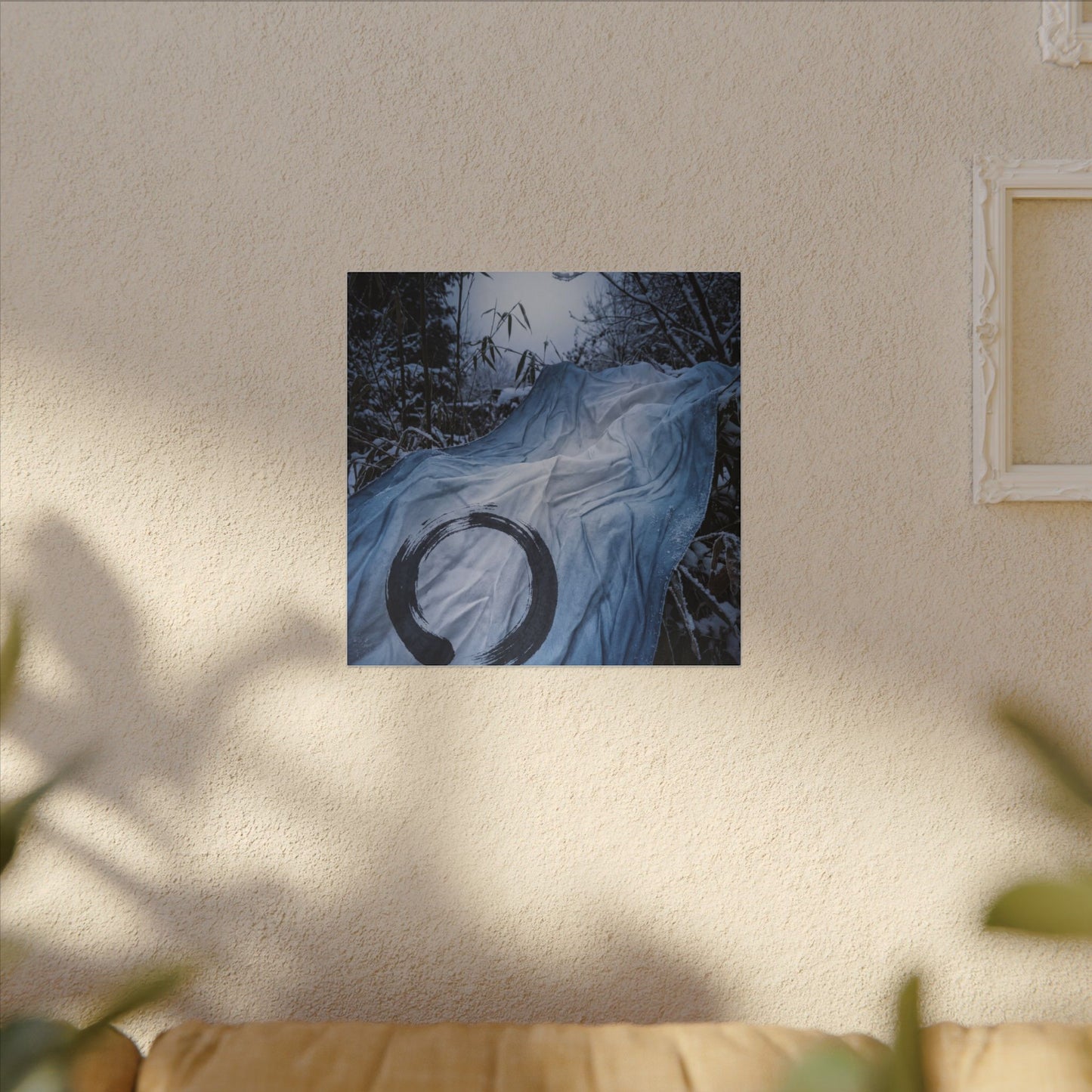Moonlight Silk Drape Canvas Art - Zen Datsuzoku