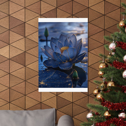 Dawn Lotus Flower Wall Art Print - Kintsugi Mono No Aware