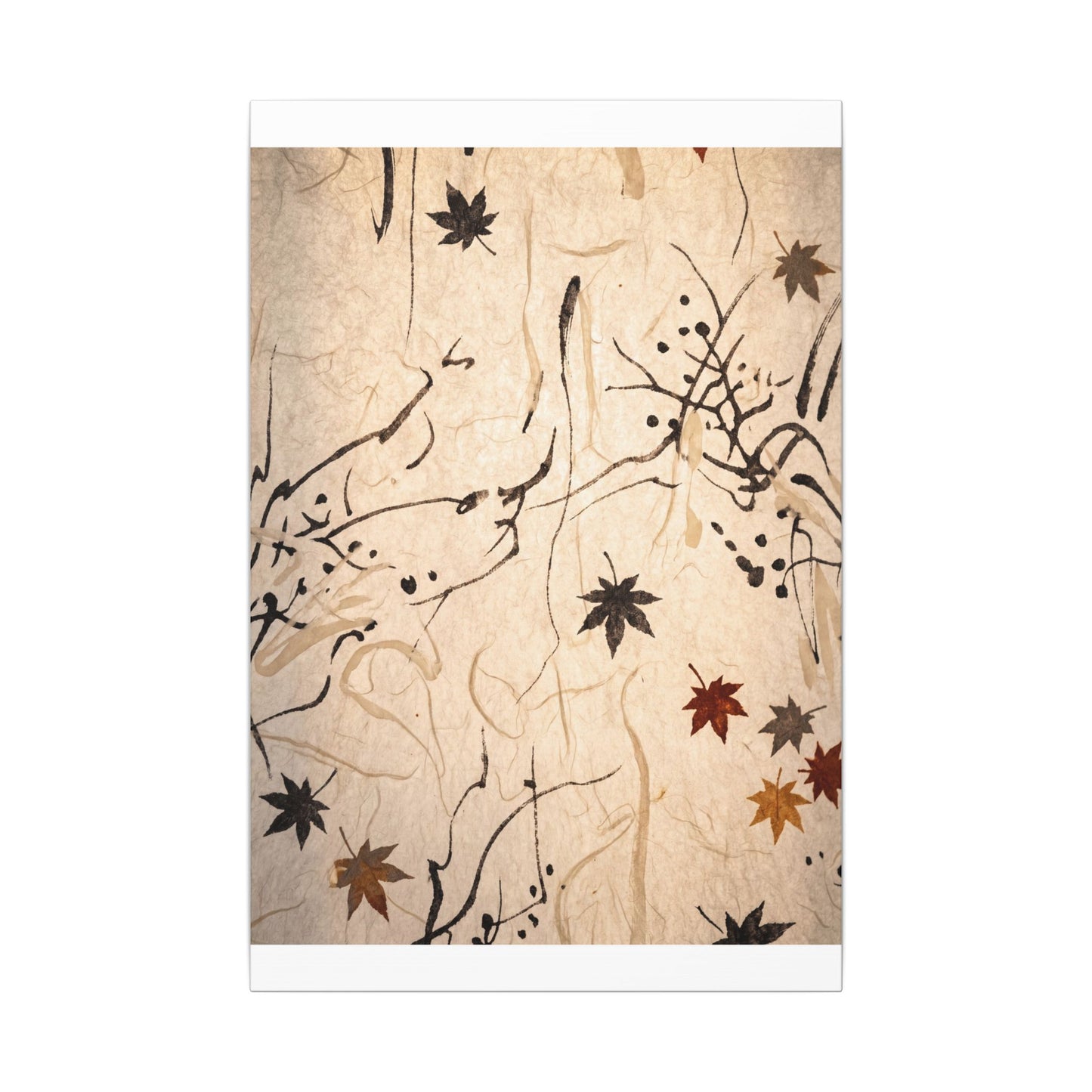 Golden Hour Shoji Screen Canvas Art - Japandi Fukinsei