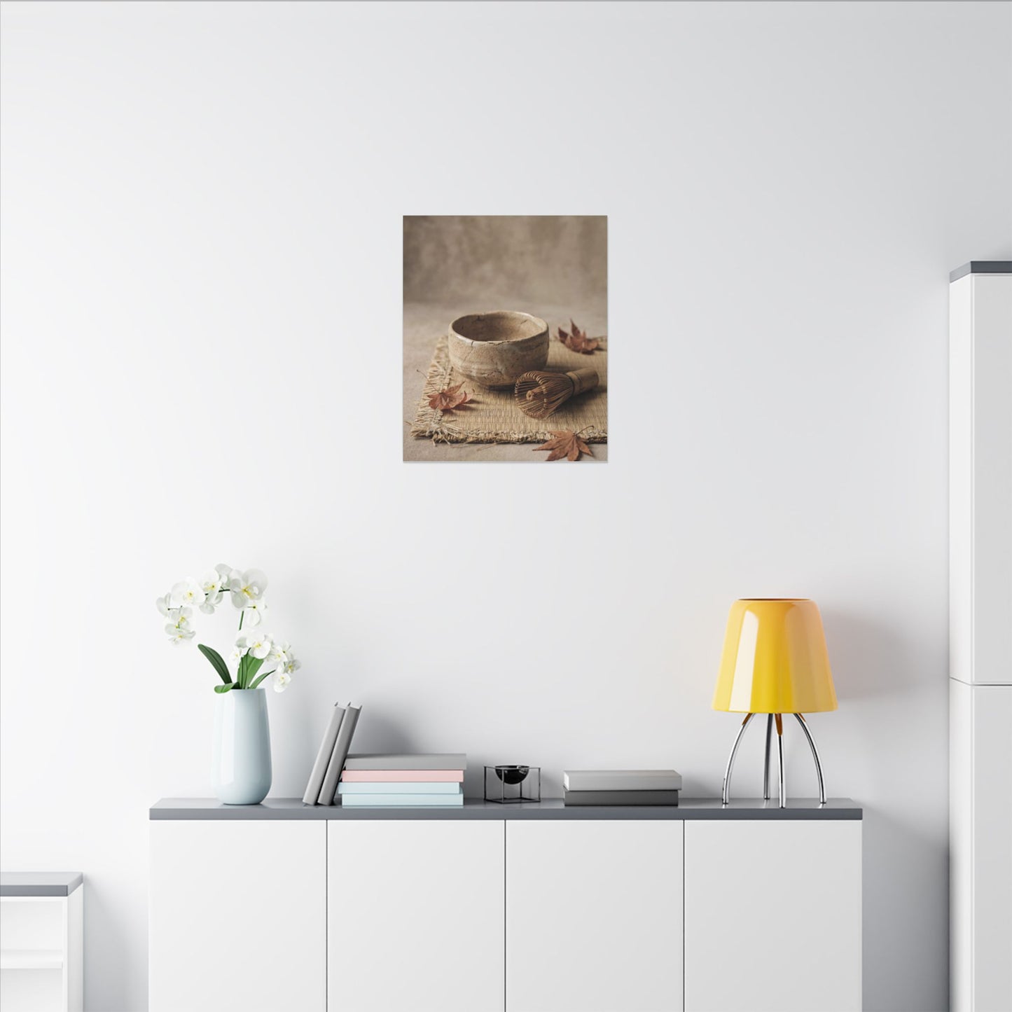 Ma Tea Ceremony Canvas Art - Japandi Texture