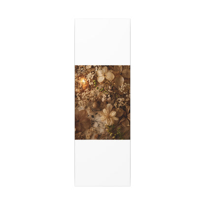 Spring Dried Flowers Japanese Pattern Canvas Art | Earthy Decor