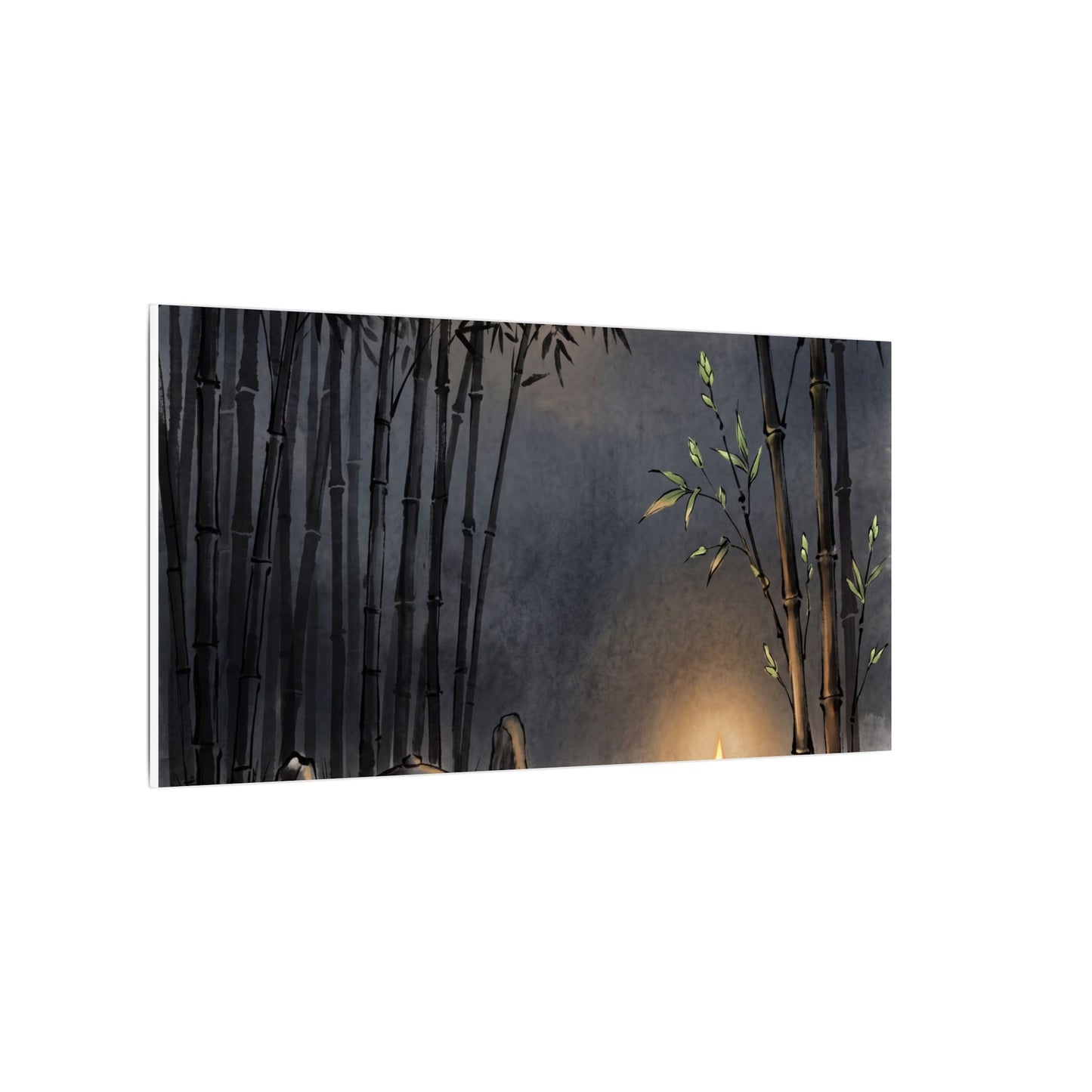 Tranquil Bamboo Grove Canvas Art - Karesansui Zen