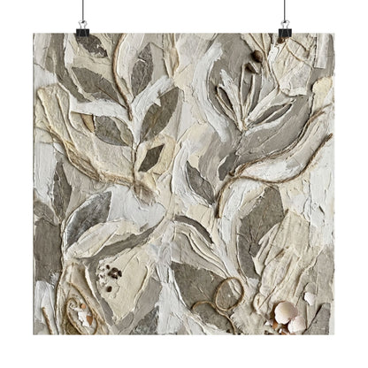 Japandi Textured Wall Art Print