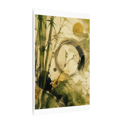 Ink Brushstroke Sumi E Canvas Art | Calm Zen Art