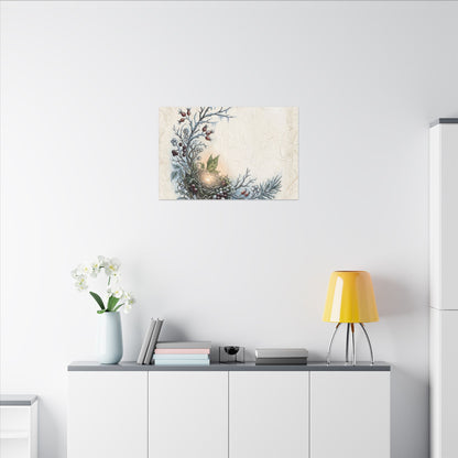 Winter Shoji Screen Forest Whimsy Canvas Art | Enchanting Decor