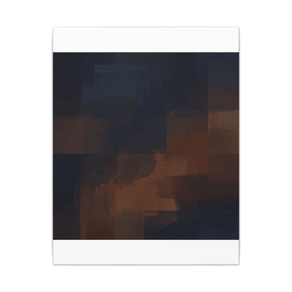 Wabi-sabi Minimal-line Japandi Charcoal Canvas Art