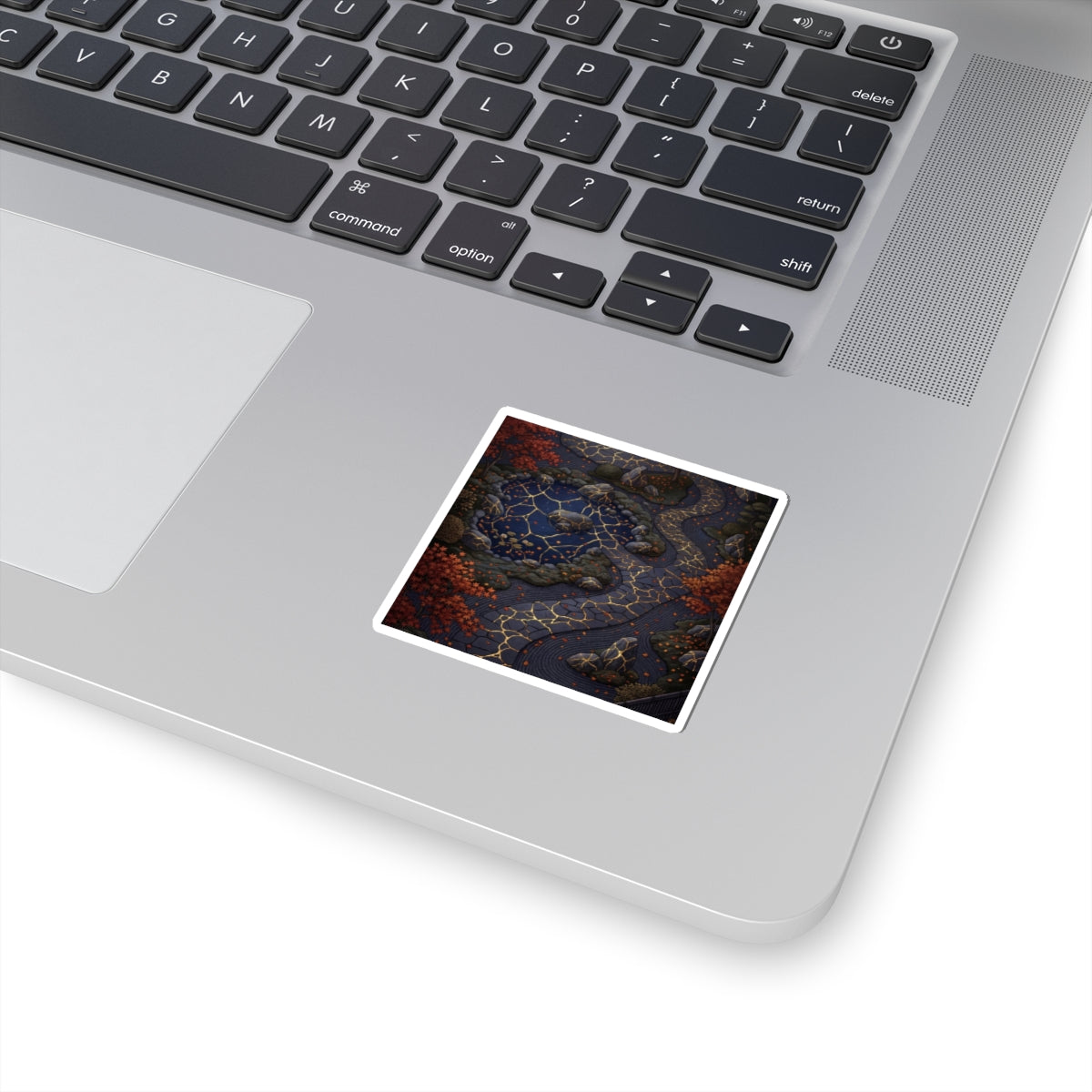 Resilient Moonlit Garden Sticker - Gold Vein Kintsugi