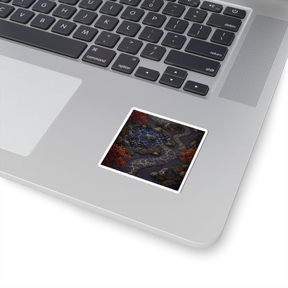 Resilient Moonlit Garden Sticker - Gold Vein Kintsugi
