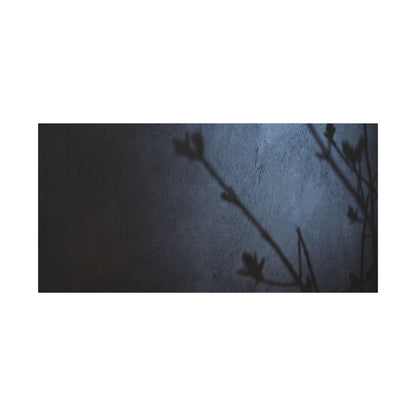 Shadow Play Canvas Art | Spring Dark Japandi Moody Minimal Art