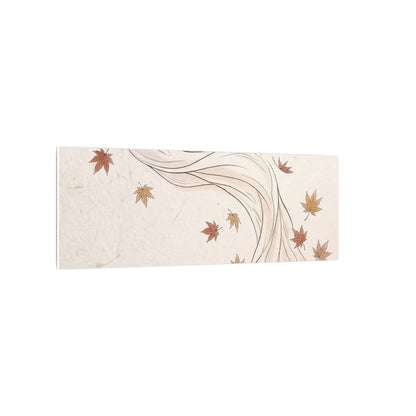 Japandi Silk Drape in Dawn | Minimal Line Canvas Art
