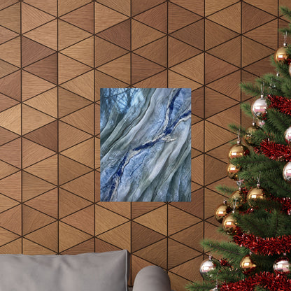 Warm Silk Drape Wall Art Print - Texture Japandi