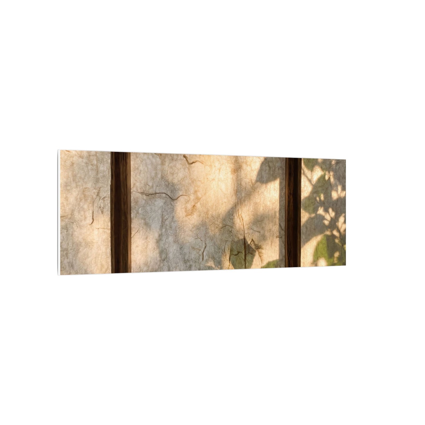 Golden Hour Shoji Screen Canvas Art - Japandi Mono No Aware