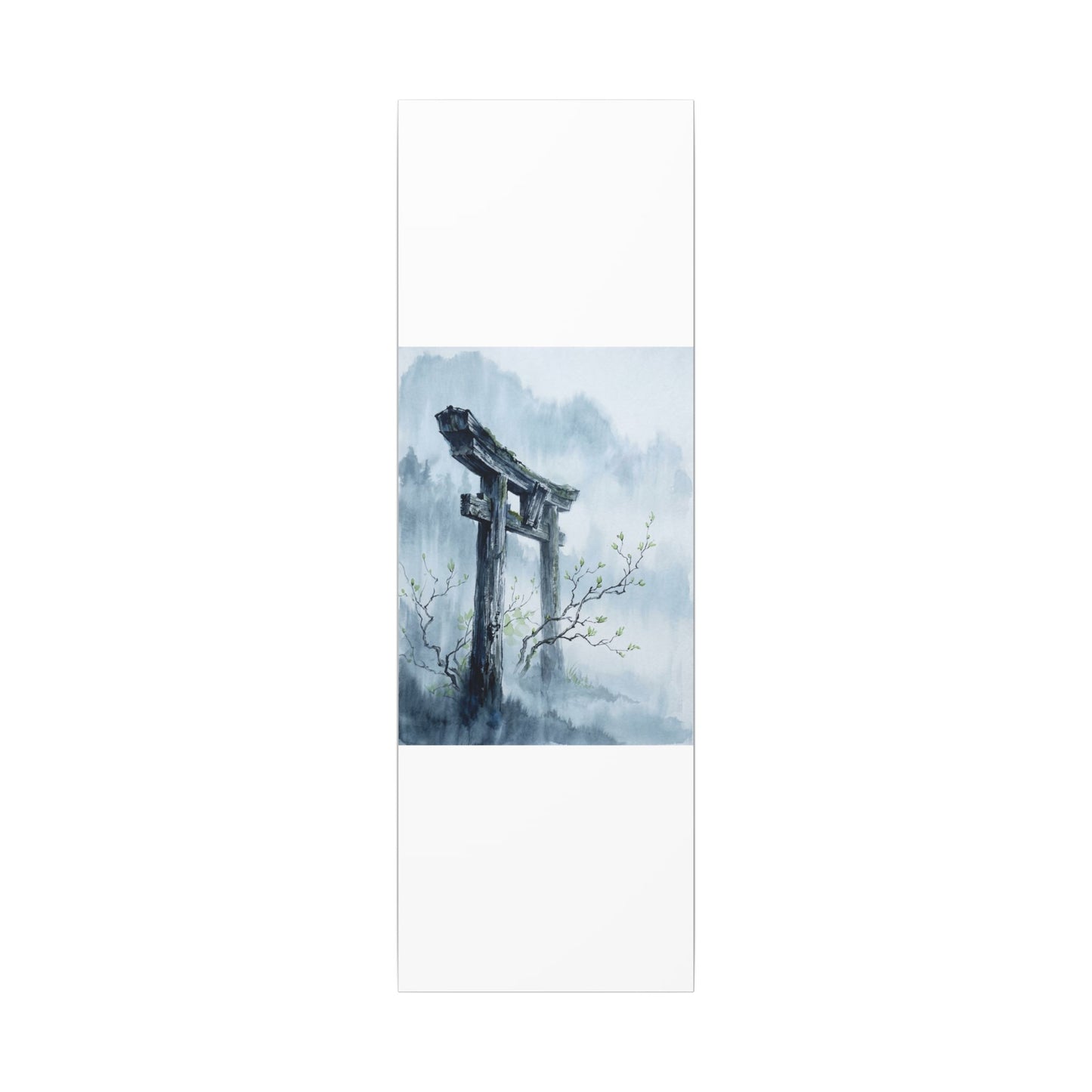 Torii Gate Canvas Art | Spring Zen Sumi E Art