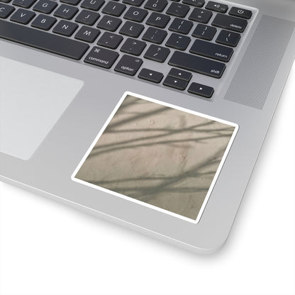 Shadow Play Winter Sticker | Japandi Cozy Design
