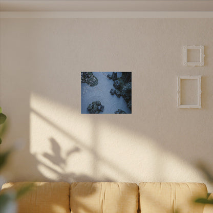 Contemplative Cherry Blossom Canvas Art - Karesansui Zen