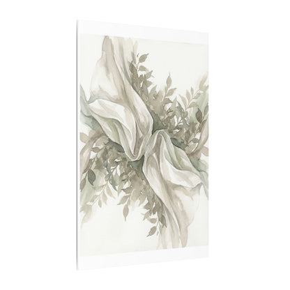Summer Silk Drape Watercolor Canvas Art | Cozy Decor