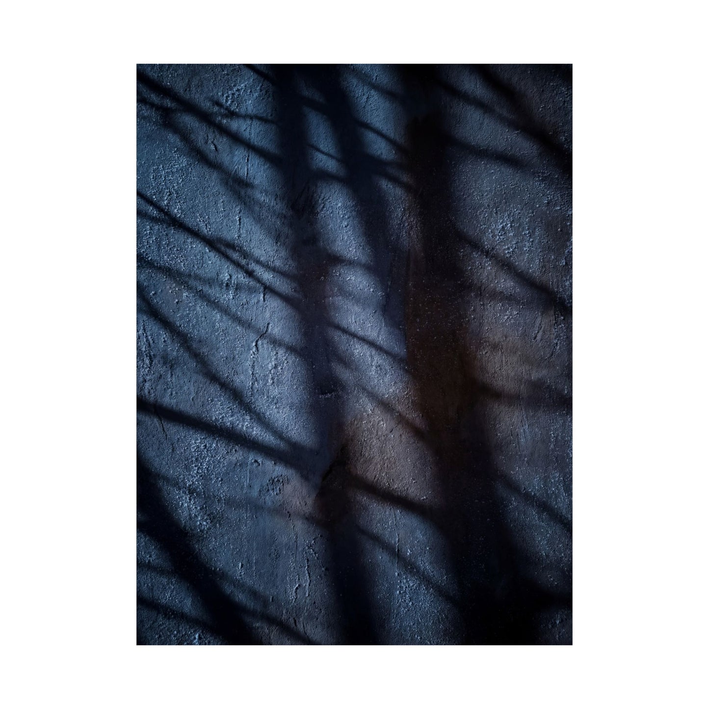 Mono No Aware Shadow Play Wall Art Print - Dark Japandi Moody Minimal