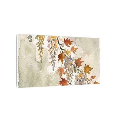 Ma Wisteria Canvas Art - Japandi Watercolor