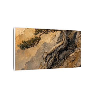 Summer Pine Tree Texture Canvas Art | Cozy Decor