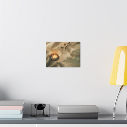 Silk Drape Japanese Pattern Canvas Art | Warm Japandi Art