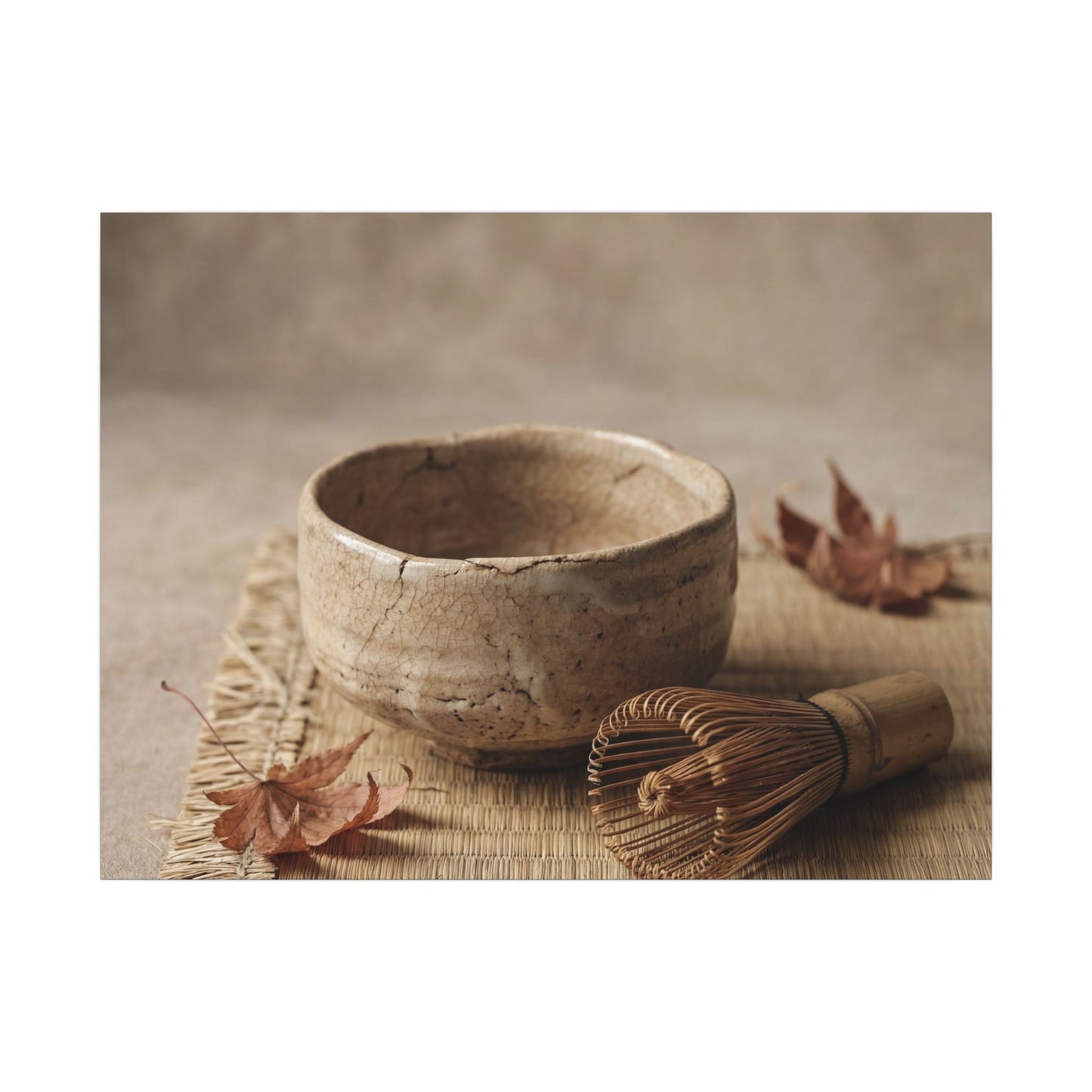 Ma Tea Ceremony Canvas Art - Japandi Texture