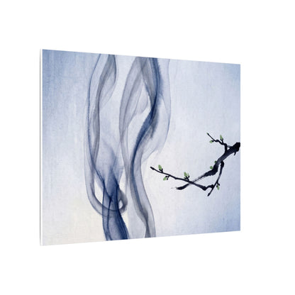 Incense Smoke Spring Canvas Art | Zen Tranquil Design