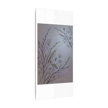 Spring Dried Flowers Japanese Pattern Canvas Art | Cozy Decor