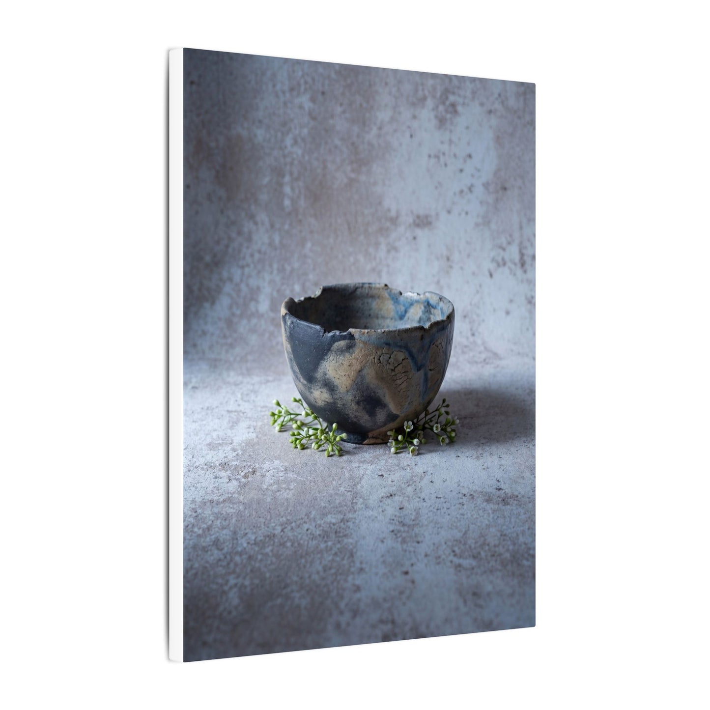 Ceramic Bowl Spring Canvas Art | Japandi Warm Design