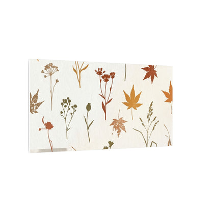 Autumn Dried Flowers Japanese Pattern Canvas Art | Elegant Decor