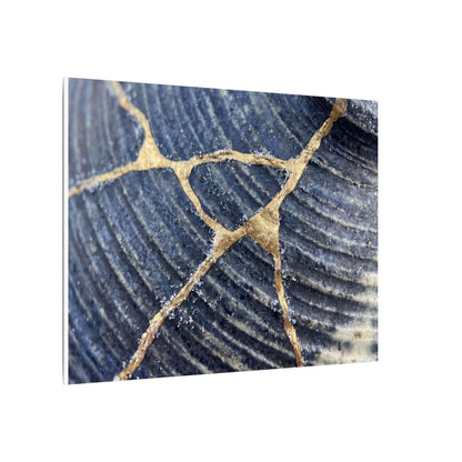 Shibui Water Ripple Canvas Art - Kintsugi Gold Repair