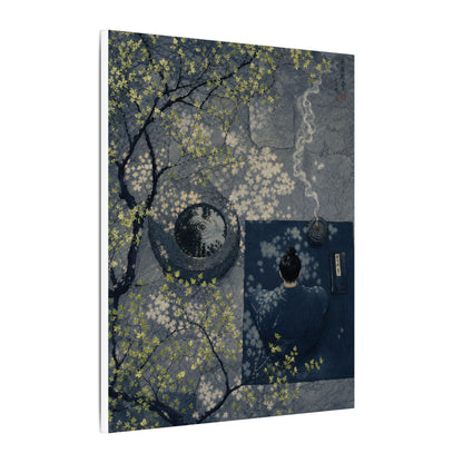 Spring Incense Smoke Ukiyo E Inspired Canvas Art | Tranquil Decor